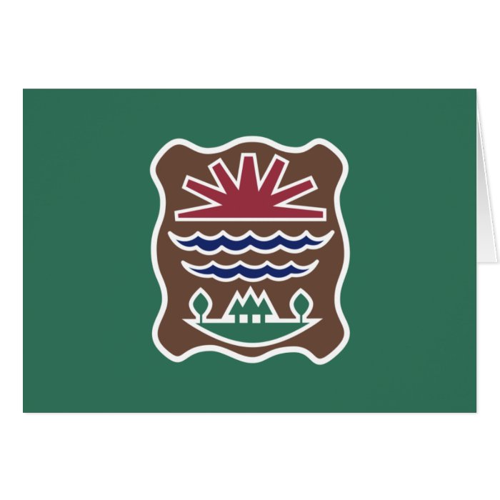 Tribal Flag of the Western Abenaki Nation Greeting Cards