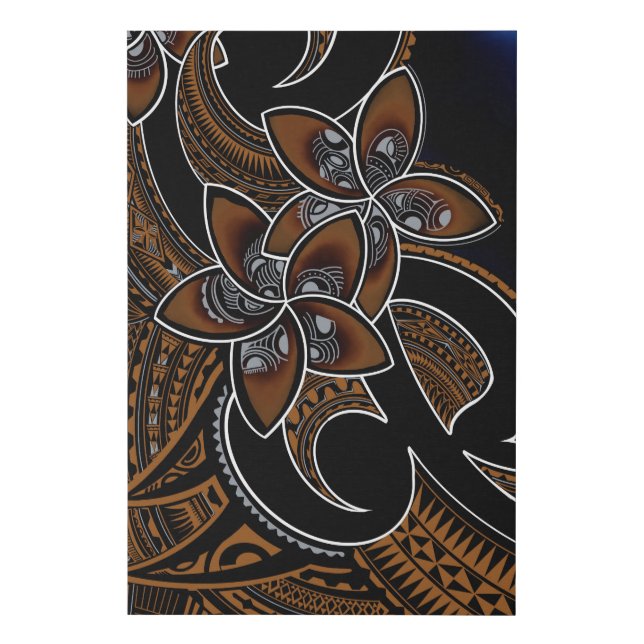 Tribal Floral Canvas for Wall Decor (Front)