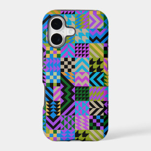Tribal Folk Art - Blue iPhone 17 Case