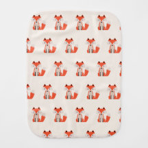Tribal Fox Colorful Geometric Shapes Birthday