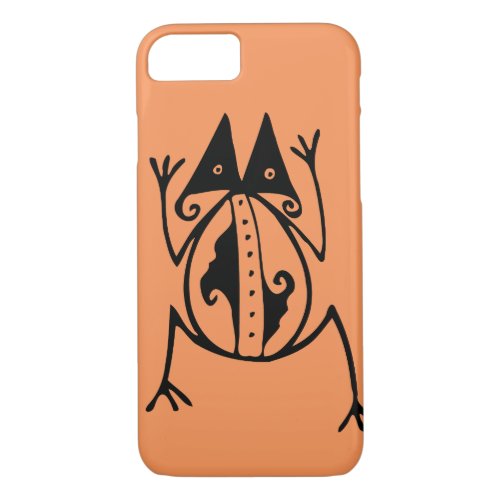 Tribal frog ancient animal tribal art iPhone 87 case