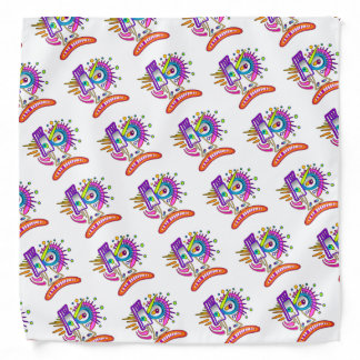 TRIBAL FROWNIE EMOJI MEEMOGIE BANDANA
