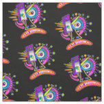 TRIBAL FROWNIE EMOJI MEEMOGIE FABRIC