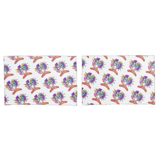 TRIBAL FROWNIE EMOJI MEEMOGIE PILLOW CASE