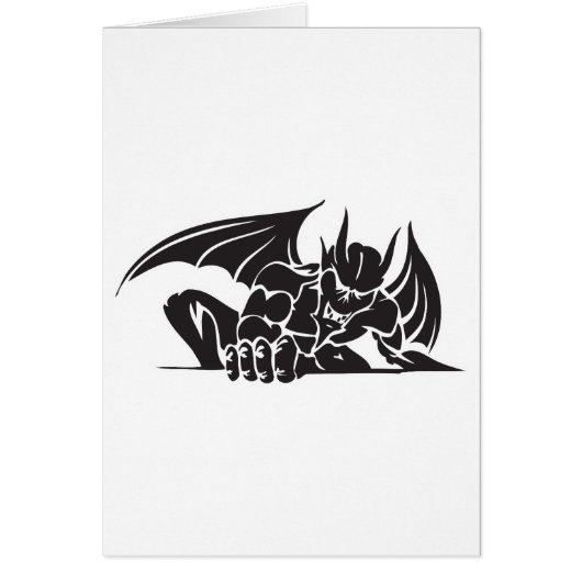 tribal gargoyle design cards (Front)