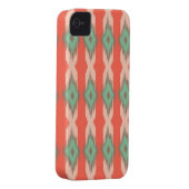Tribal geometric diamond stripe ikat Aztec pattern Case-Mate iPhone Case (Back/Right)