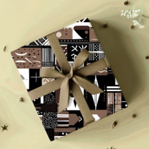Tribal Geometric Mudcloth African American Gifts