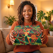 Tribal Geometric Sunburst African American Gifts