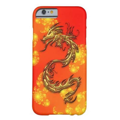 Tribal Gold Dragon  Fractals Art Phone Case