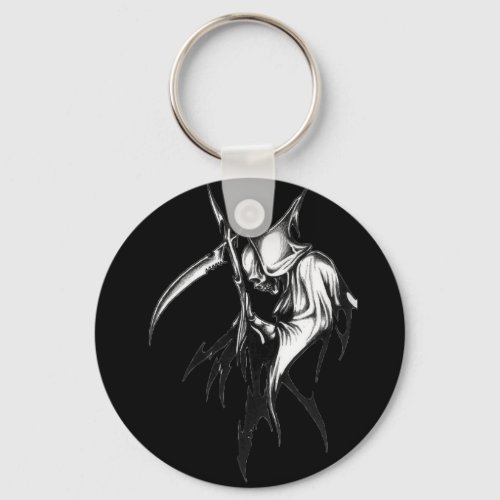 Tribal Grim Reaper Keychain