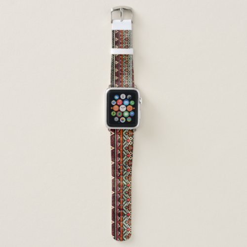 Tribal Grunge Ethno Retro Pattern Apple Watch Band