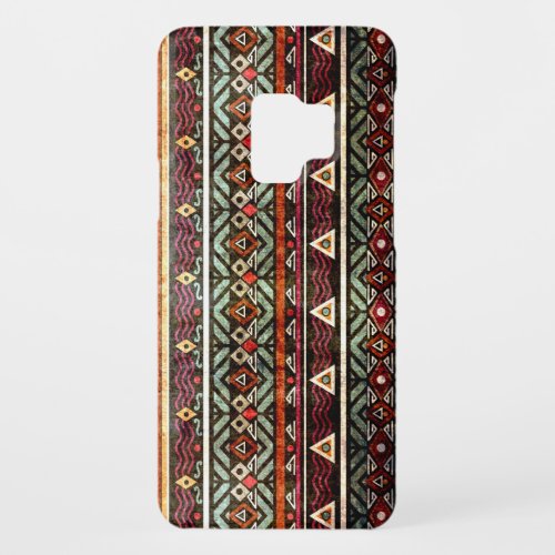 Tribal Grunge Ethno Retro Pattern Case_Mate Samsung Galaxy S9 Case