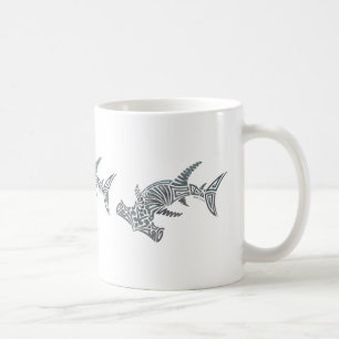 Tribal Hammerhead Shark Wrap Mug