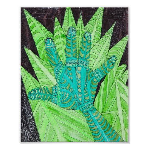 Tribal Hands Print