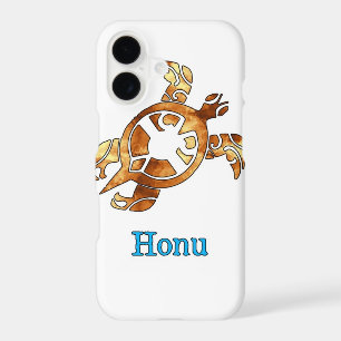 Tribal Hawaiian Sea Turtle in Gold Case-Mate iPhon iPhone 17 Case