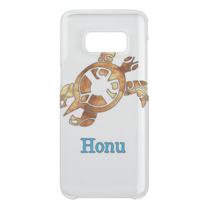 Tribal Hawaiian Sea Turtle in Gold Uncommon Samsung Galaxy S8 Case