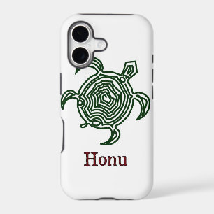 Tribal Hawaiian Sea Turtle in Green Case-Mate iPho iPhone 17 Case
