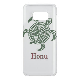 Tribal Hawaiian Sea Turtle in Green Uncommon Samsung Galaxy S8 Case