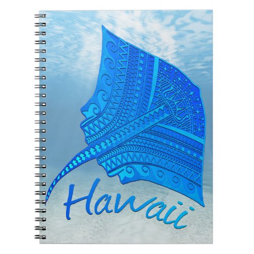 Tribal Hawaiian Stingray Notebook