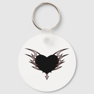 tribal heart keychain