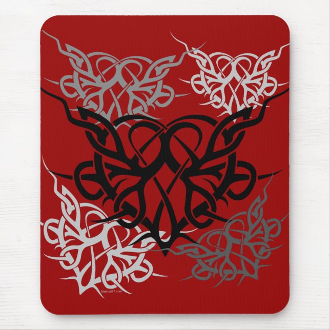 Tribal Hearts Mousepad (Front)