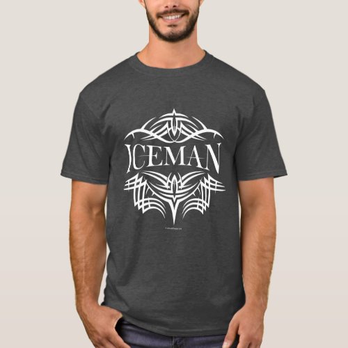 Tribal Hockey Iceman customizable T_Shirt