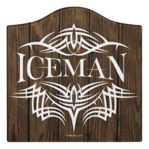 Tribal Hockey (Iceman) Door Sign