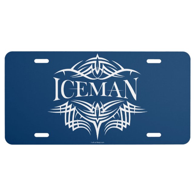 Tribal Hockey (Iceman) License Plate (Front)