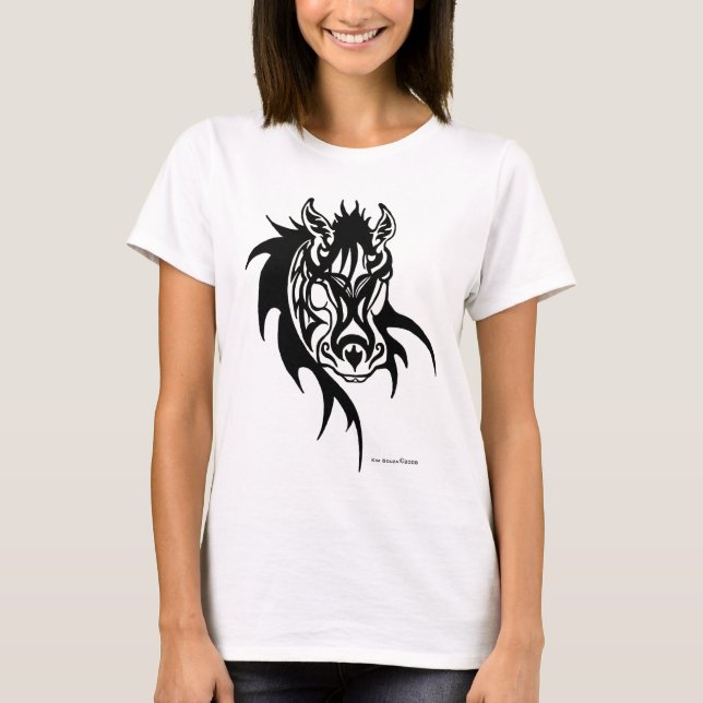 Tribal Horse - T-Shirt (Front)