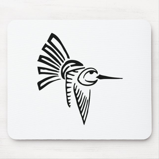 Tribal Hummingbird Mouse Pad (Front)