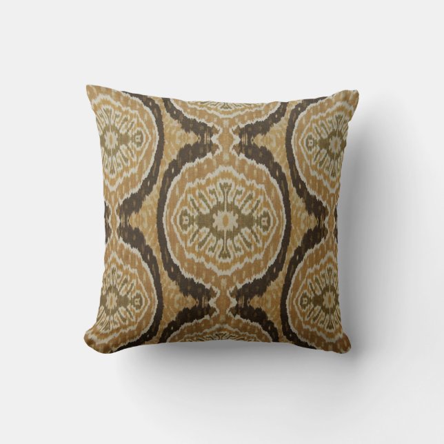 Tribal Ikat Accent Pillow (Front)