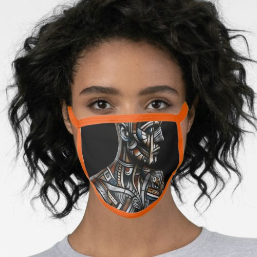 Tribal Inspired Body Painting  Face Mask