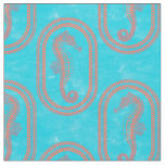 Tribal Island Seahorse Fabric