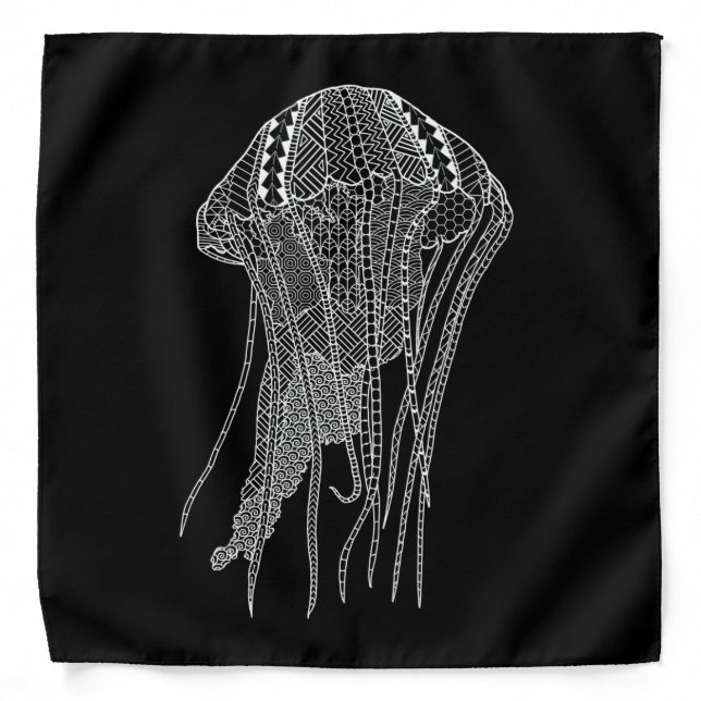 Tribal Jellyfish Bandana (Front)