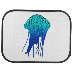 Tribal Jellyfish Car Floor Mat