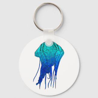 Tribal Jellyfish Keychain