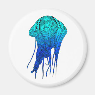 Tribal Jellyfish Magnet