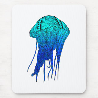 Tribal Jellyfish Mouse Pad