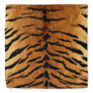 Tribal jungle animal fur Tiger Print Bandana