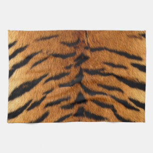 Tribal jungle animal Tiger Print Kitchen Towel