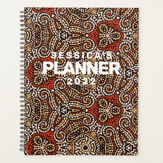 Tribal Kaleidoscope - 01 Planner (Front)
