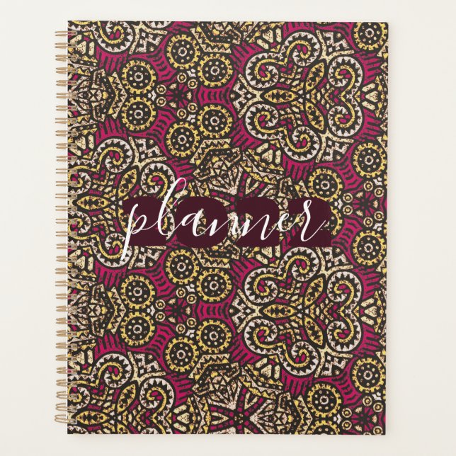 Tribal Kaleidoscope - 03 Planner (Front)
