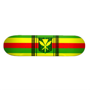 Tribal Kanaka Maoli Flag Skateboard