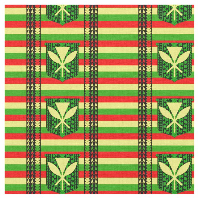 Tribal Kanakan Maoli Fabric (Close Up)