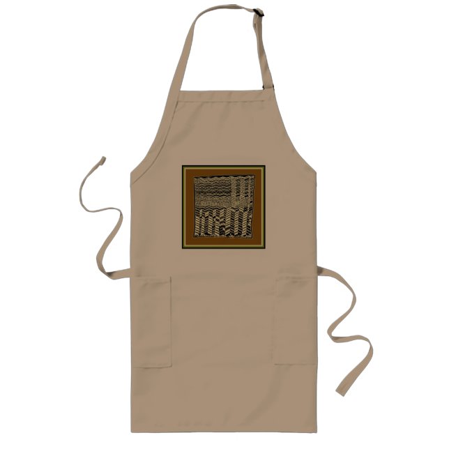 Tribal Kuba Designs Long Apron (Front)