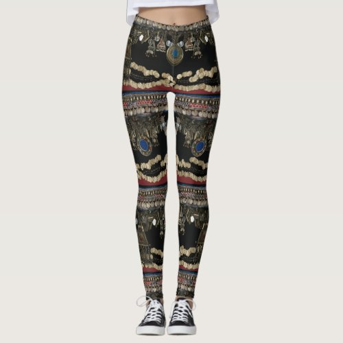 Tribal Kuchi Belly Dance Leggings