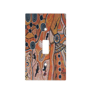 Tribal Land Earth Light Switch Cover