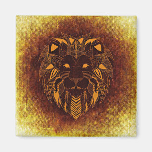 tribal lion magnet