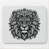 Tribal Lion Mouse Pad (Front)