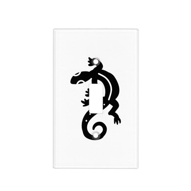 Tribal Lizard Light Switch Cover (Front)